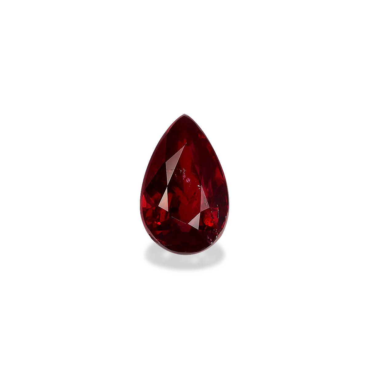 red mozambique ruby, 3.03ct pear cut — main view