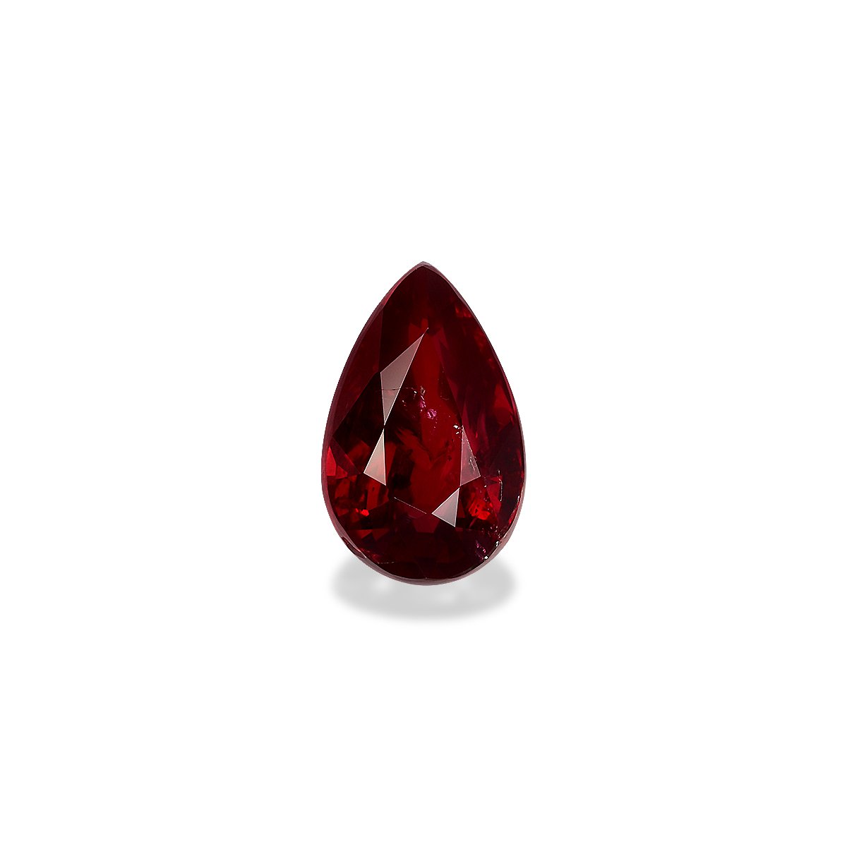 red mozambique ruby, 3.03ct pear cut — main view