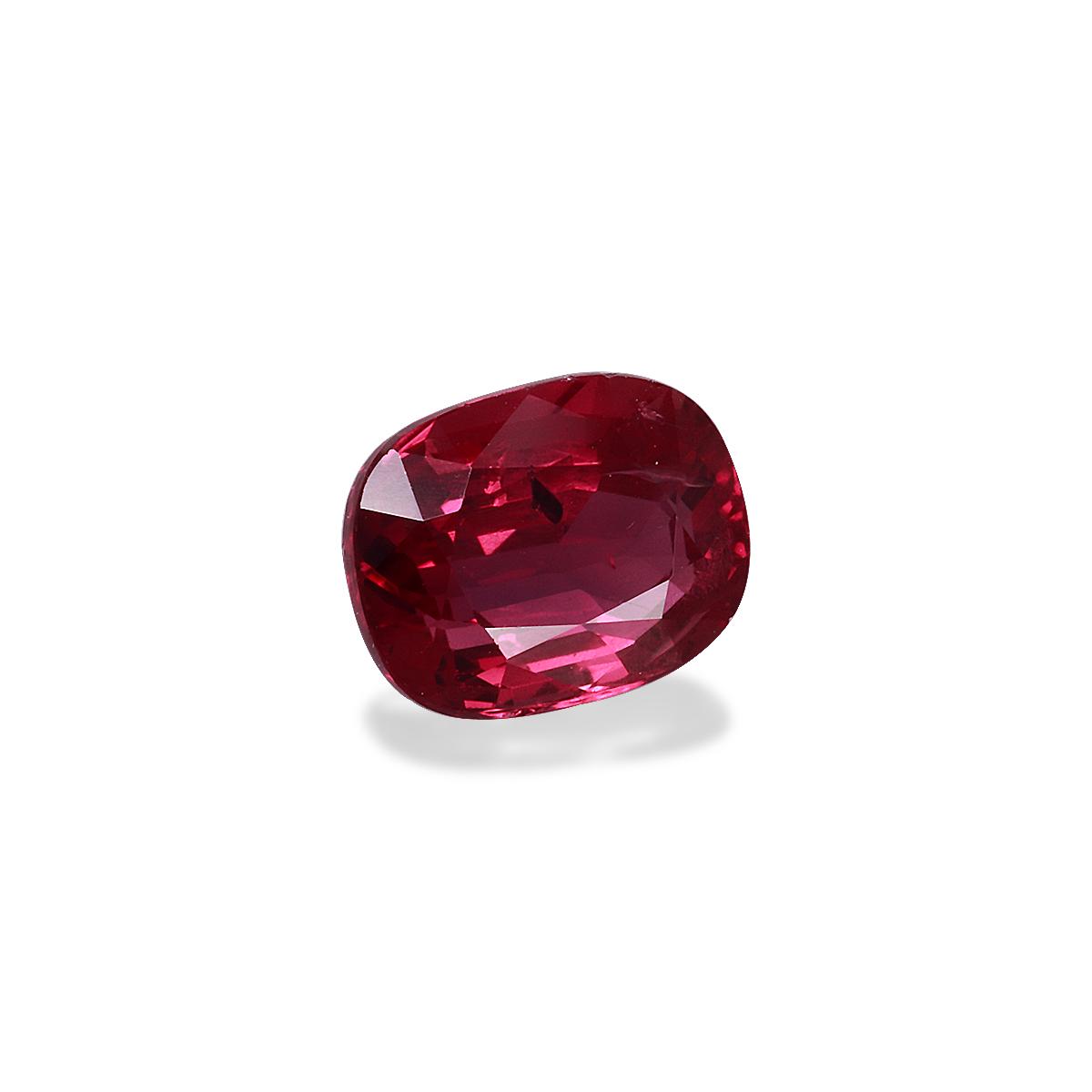 red mozambique ruby, 2ct cushion cut — view 3