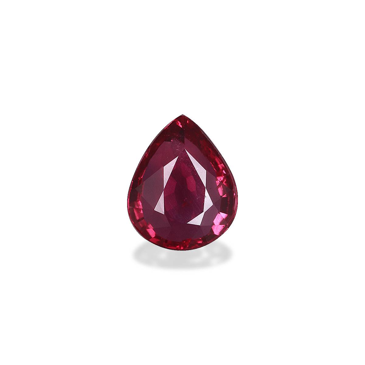 red mozambique ruby, 2ct pear cut — main view