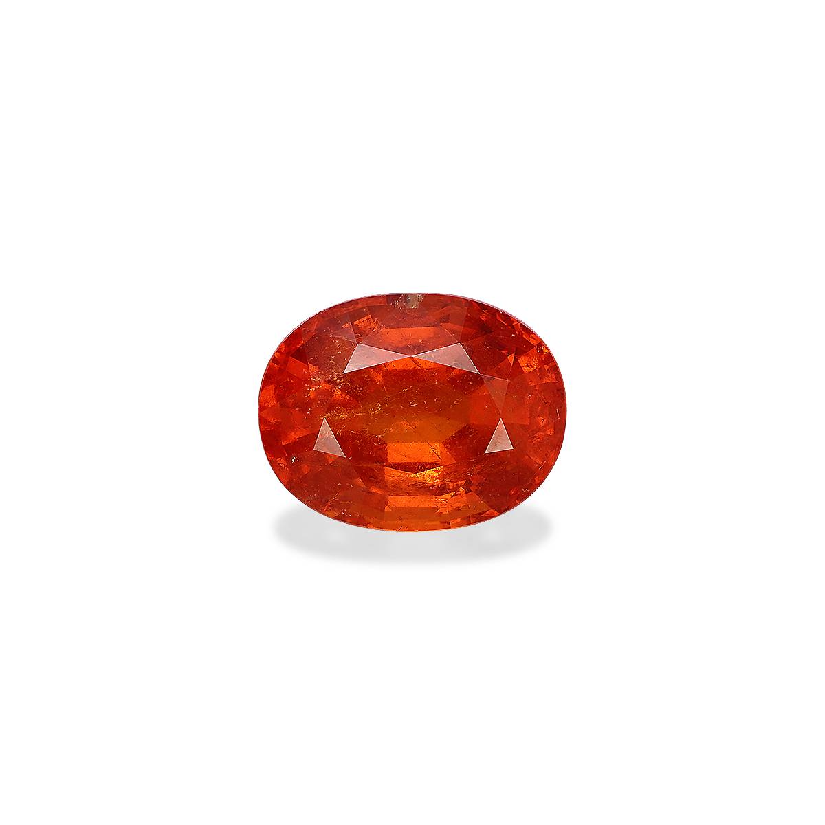 orange spessartite garnet, 27.61ct oval cut — main view