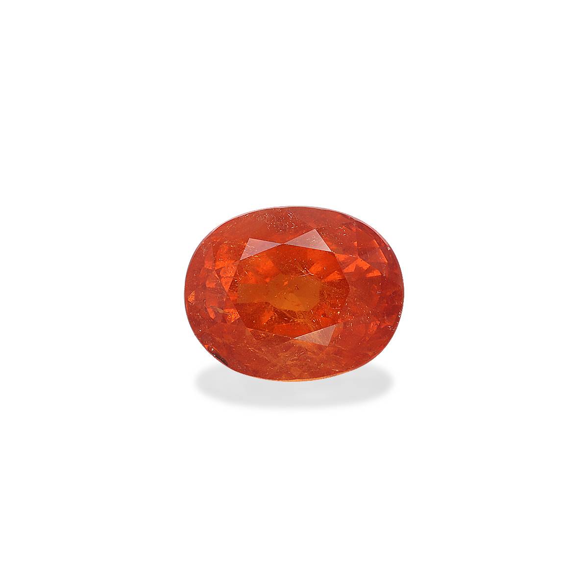orange spessartite garnet, 10.43ct oval cut — main view