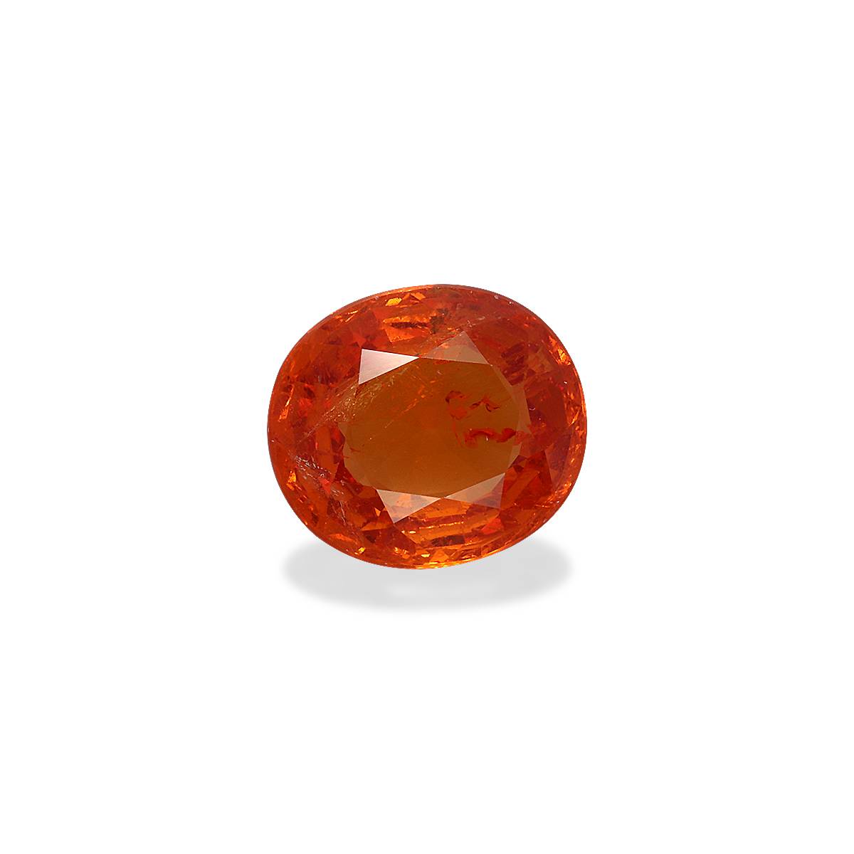 Fanta orange spessartite garnet, 5.31ct oval cut — view 3