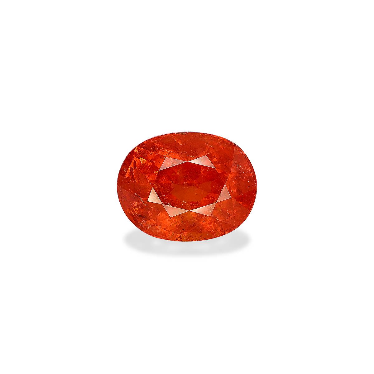 orange spessartite garnet, 21.41ct oval cut — main view