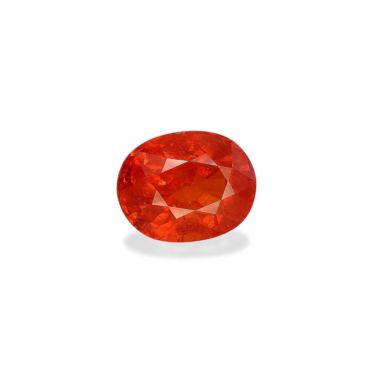 orange spessartite garnet, 21.41ct oval cut — view 3