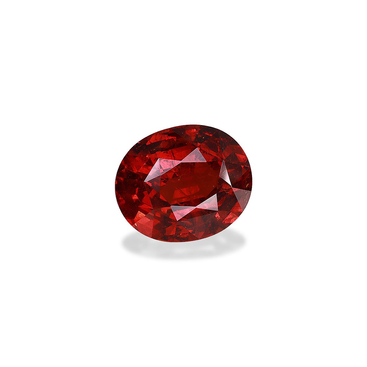 red spessartite garnet, 16.14ct oval cut — view 3