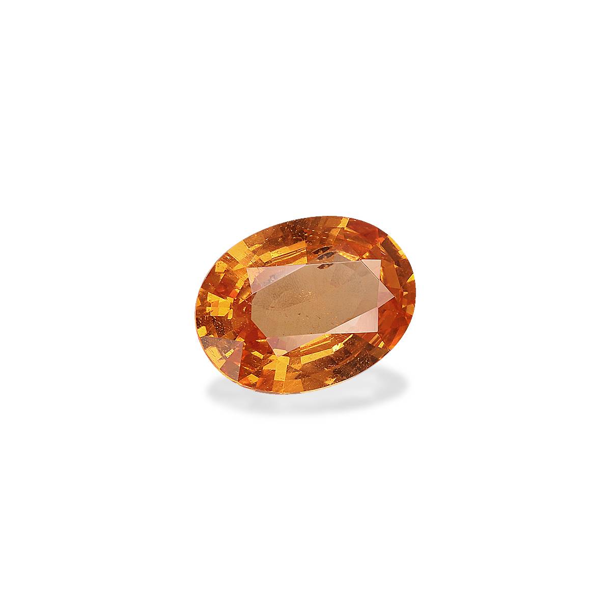 Fanta orange spessartite garnet, 2.15ct oval cut — view 3