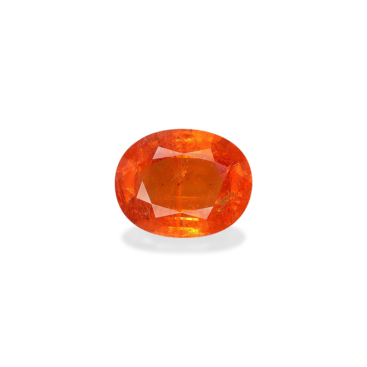 Fanta orange spessartite garnet, 14.11ct oval cut — main view