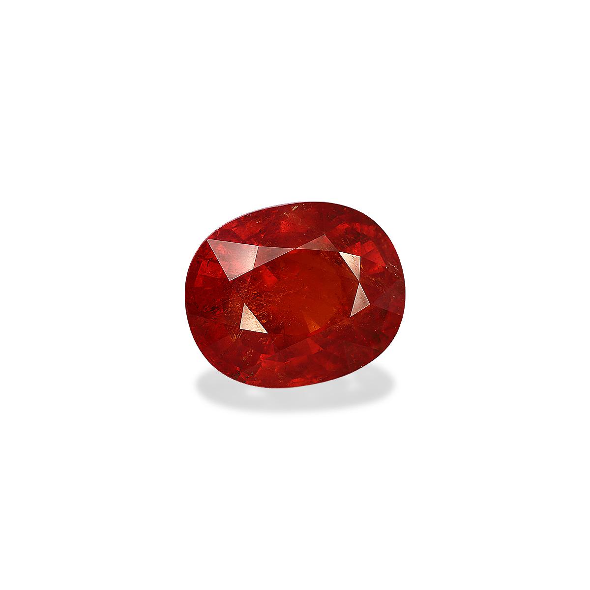 orange spessartite garnet, 22.77ct oval cut — view 3