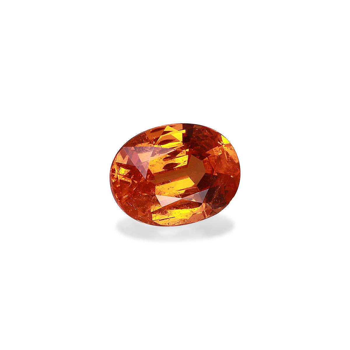 orange spessartite garnet, 5.32ct oval cut — view 3