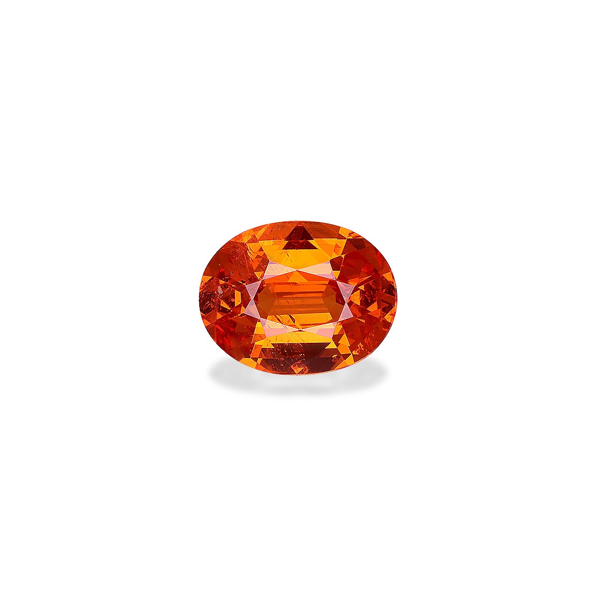 Fanta orange spessartite garnet, 3.25ct oval cut — main view
