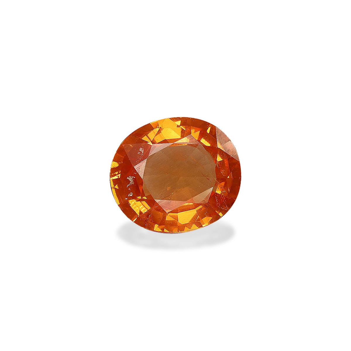 Fanta orange spessartite garnet, 4.11ct oval cut — view 3
