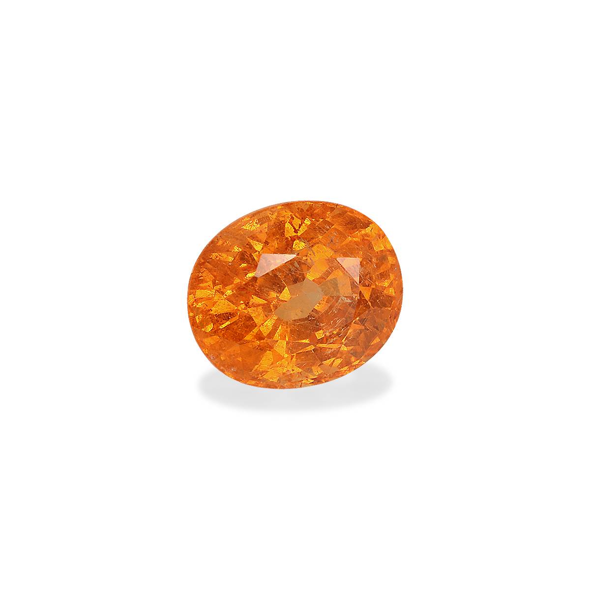 Fanta orange spessartite garnet, 3.88ct oval cut — view 3
