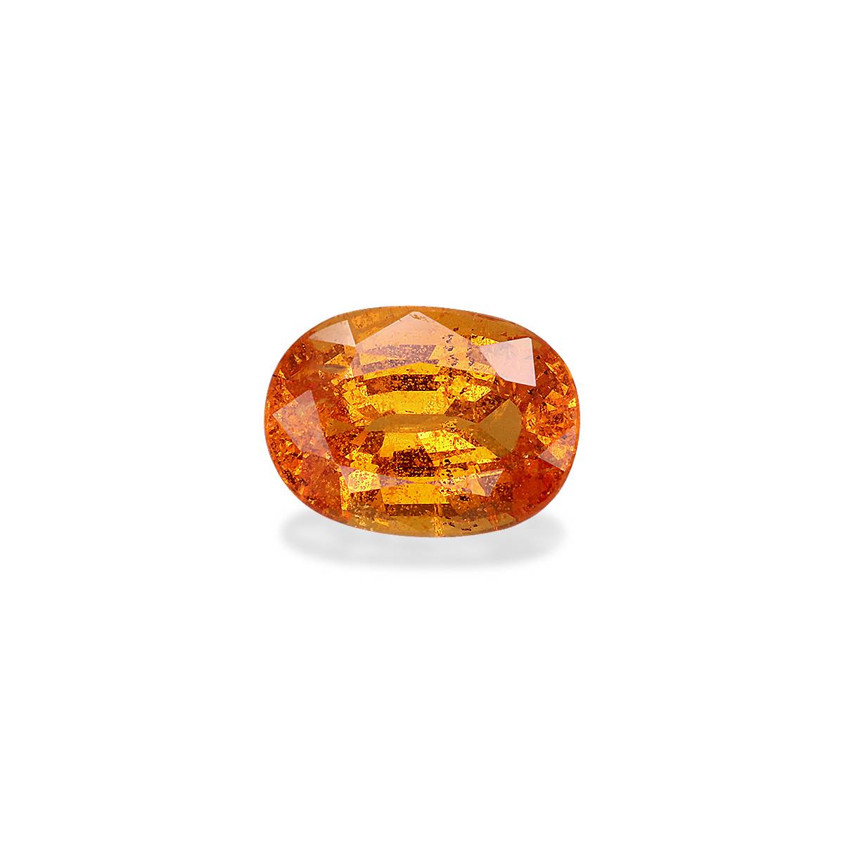 Fanta orange spessartite garnet, 3.22ct oval cut — main view