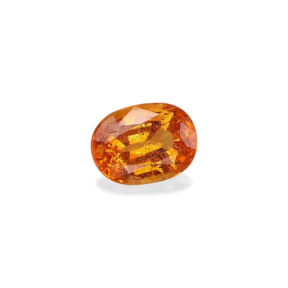 Fanta orange spessartite garnet, 3.22ct oval cut — view 3