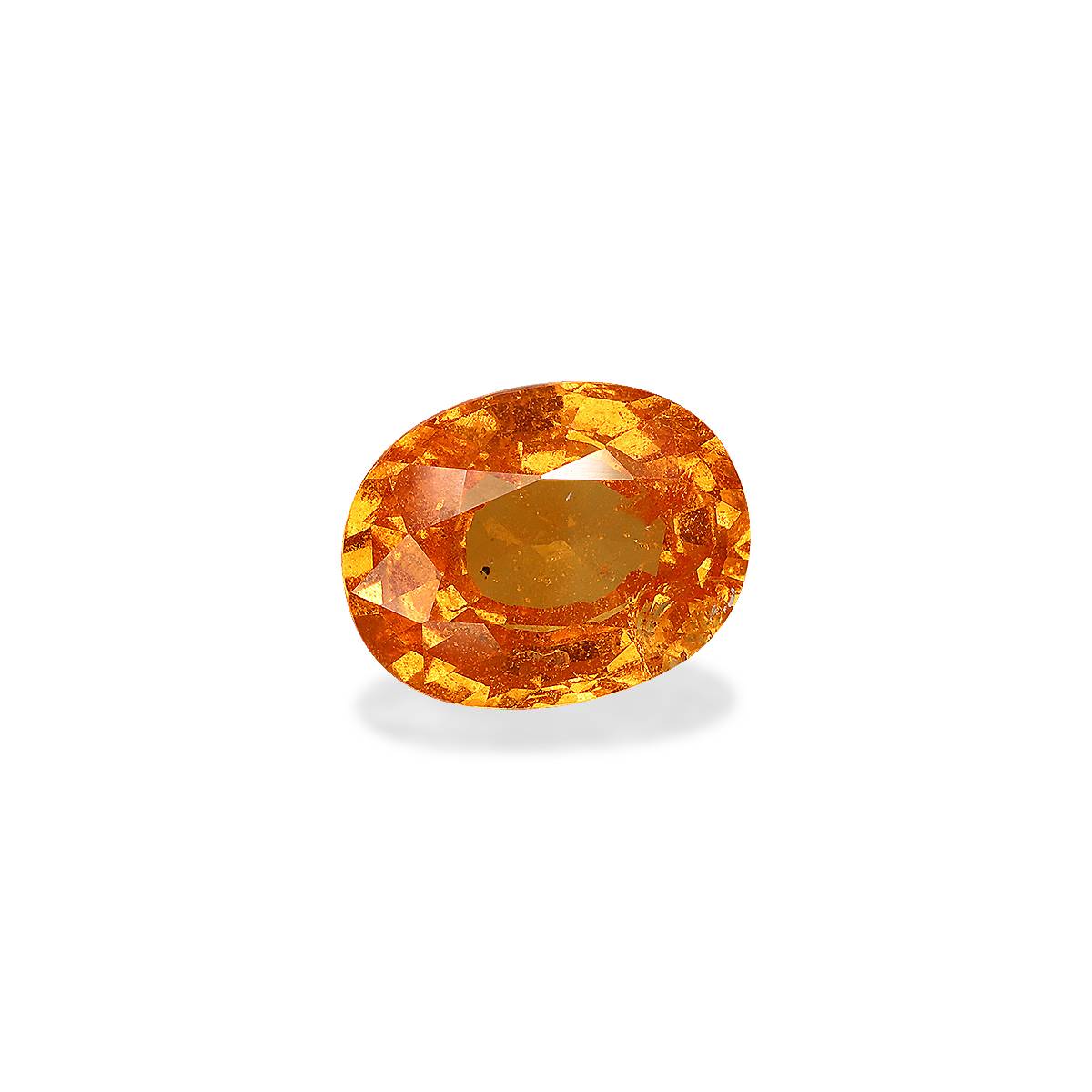 Fanta orange spessartite garnet, 6.34ct oval cut — view 3