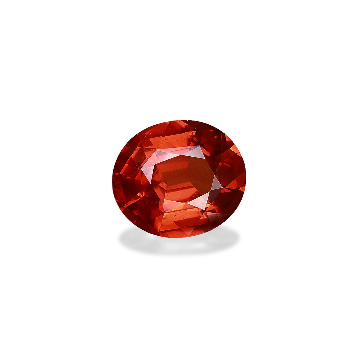 orange spessartite garnet, 9.17ct oval cut — view 3
