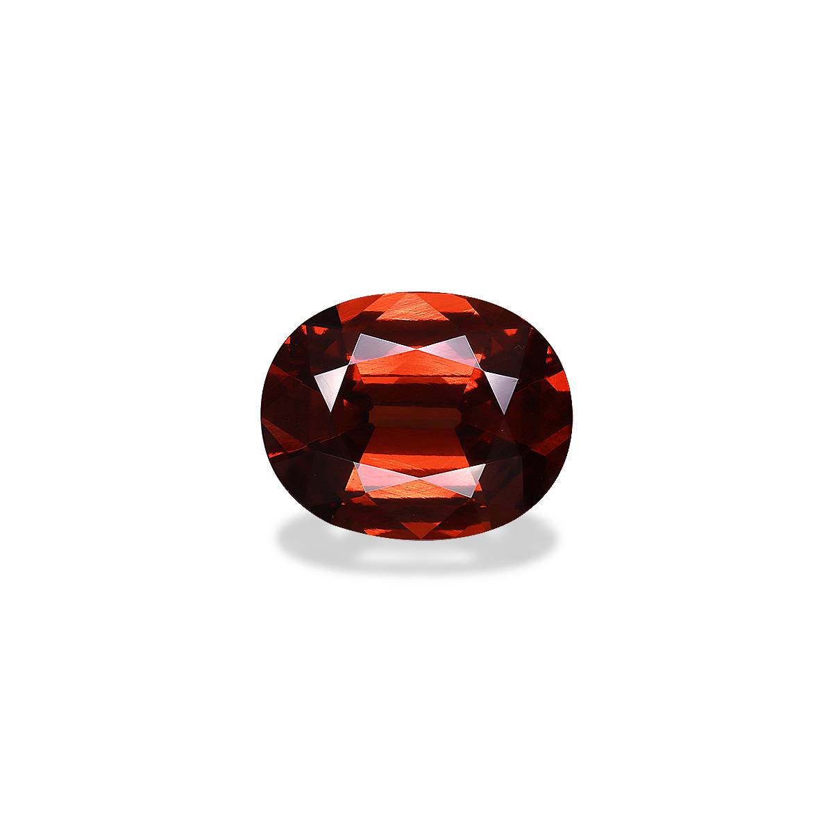 orange spessartite garnet, 22.15ct oval cut — main view