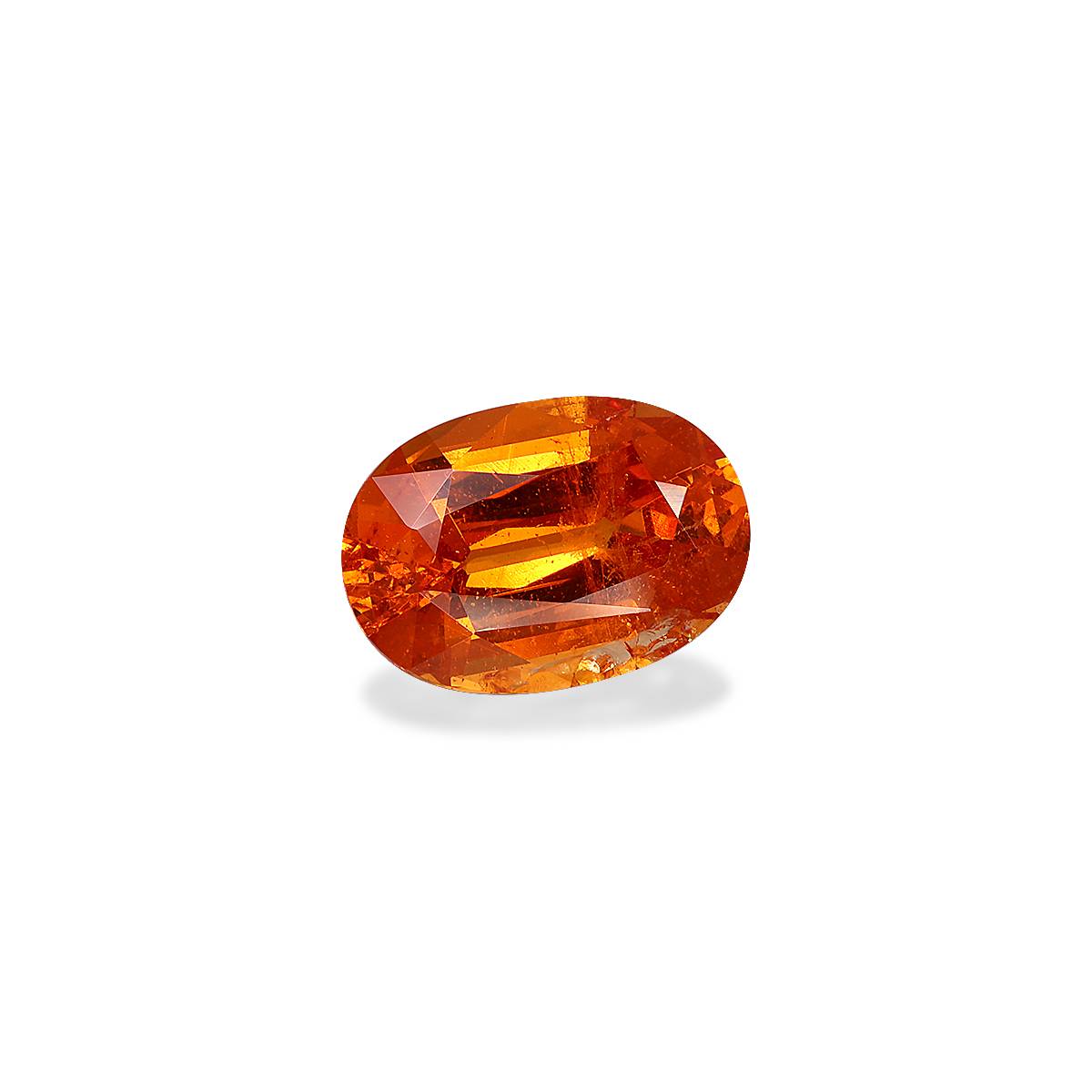 Fanta orange spessartite garnet, 4.85ct oval cut — view 3