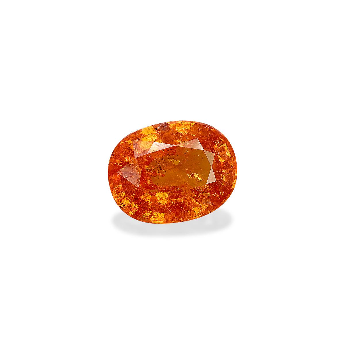 orange spessartite garnet, 10.32ct oval cut — view 3
