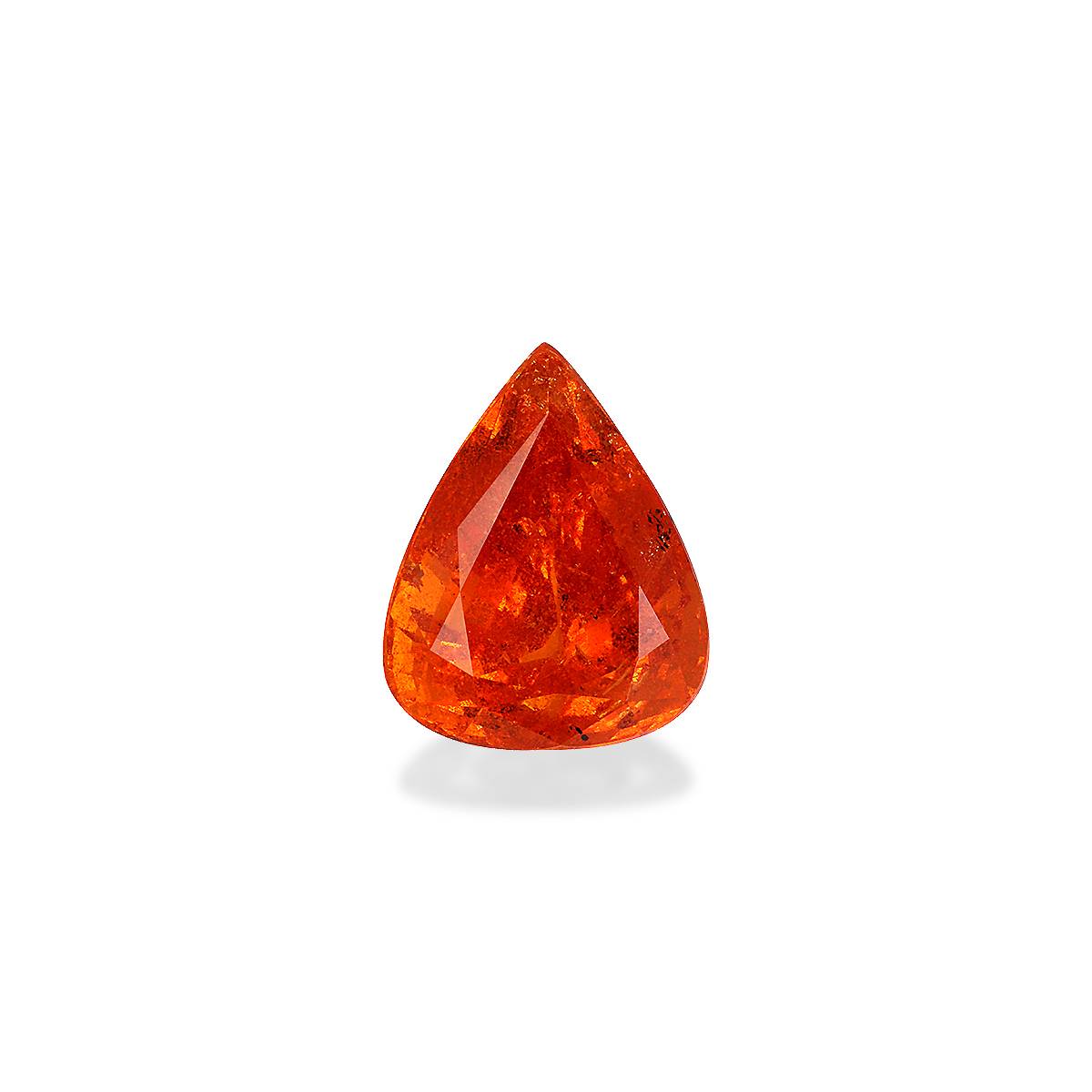 Fanta orange spessartite garnet, 10.24ct pear cut — main view