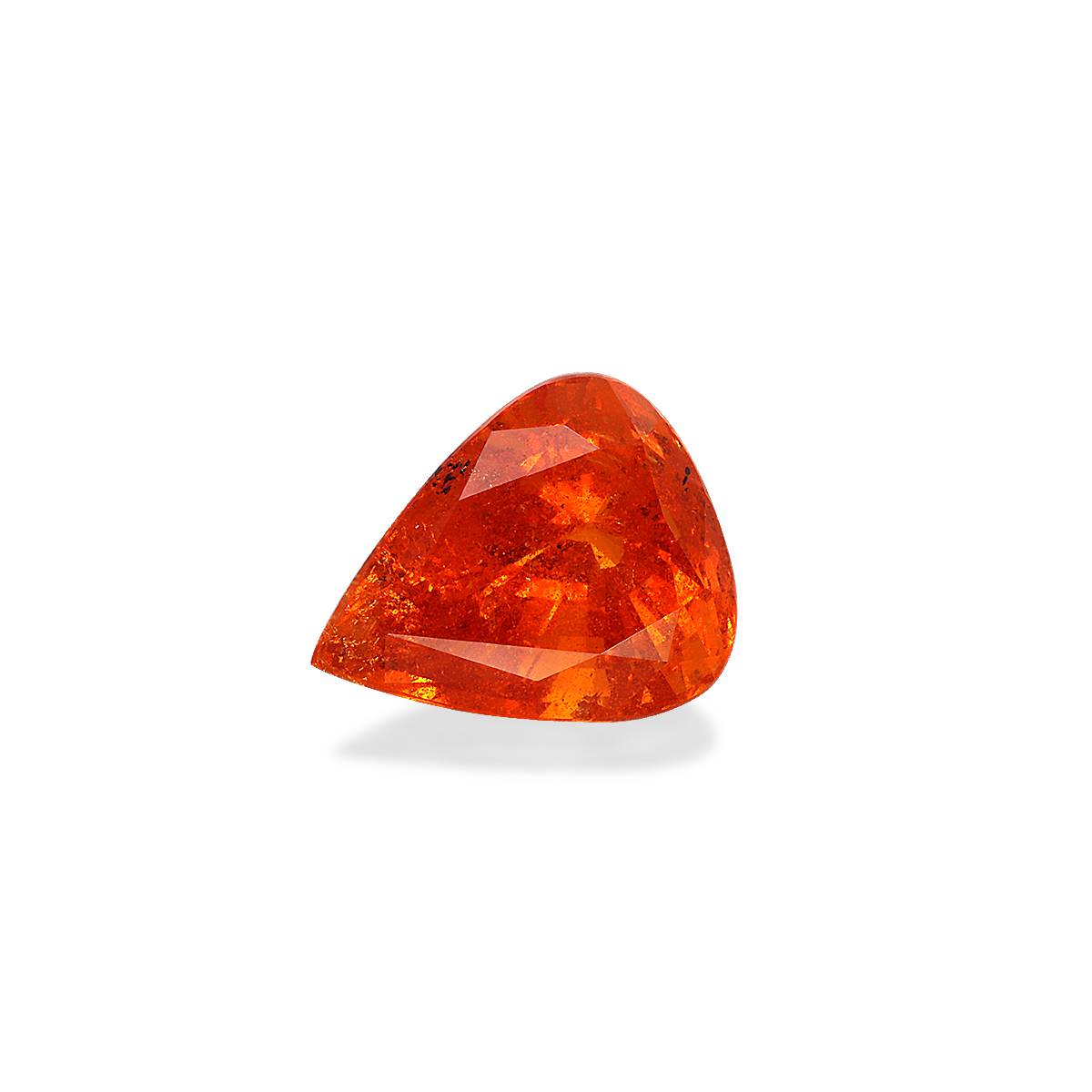 Fanta orange spessartite garnet, 10.24ct pear cut — view 3