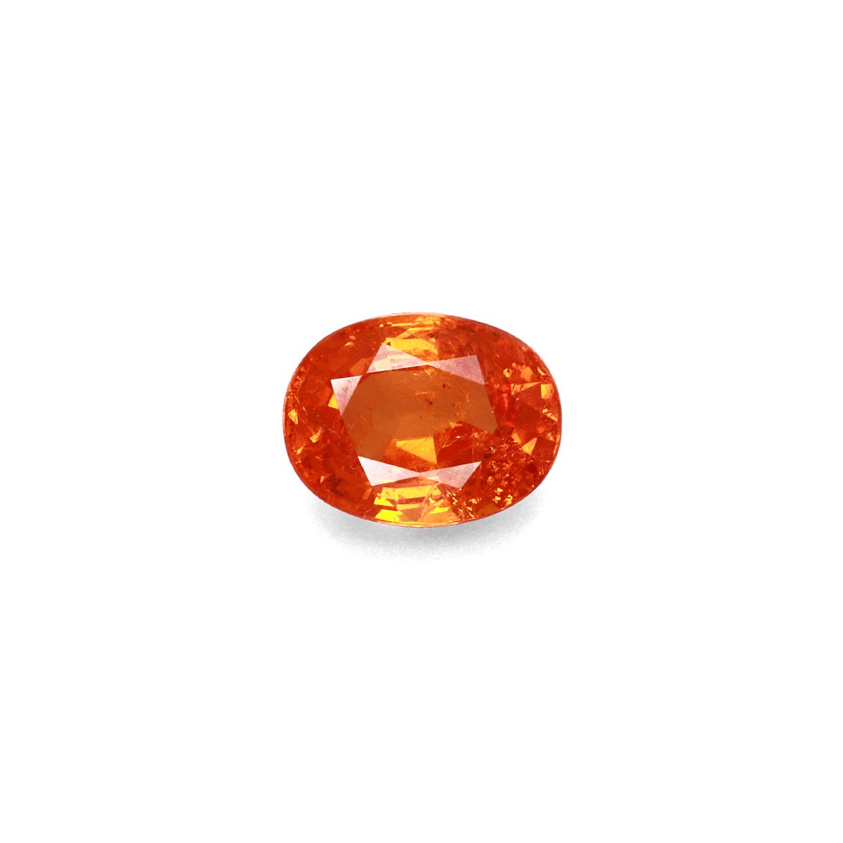orange spessartite garnet, 5.59ct oval cut — main view