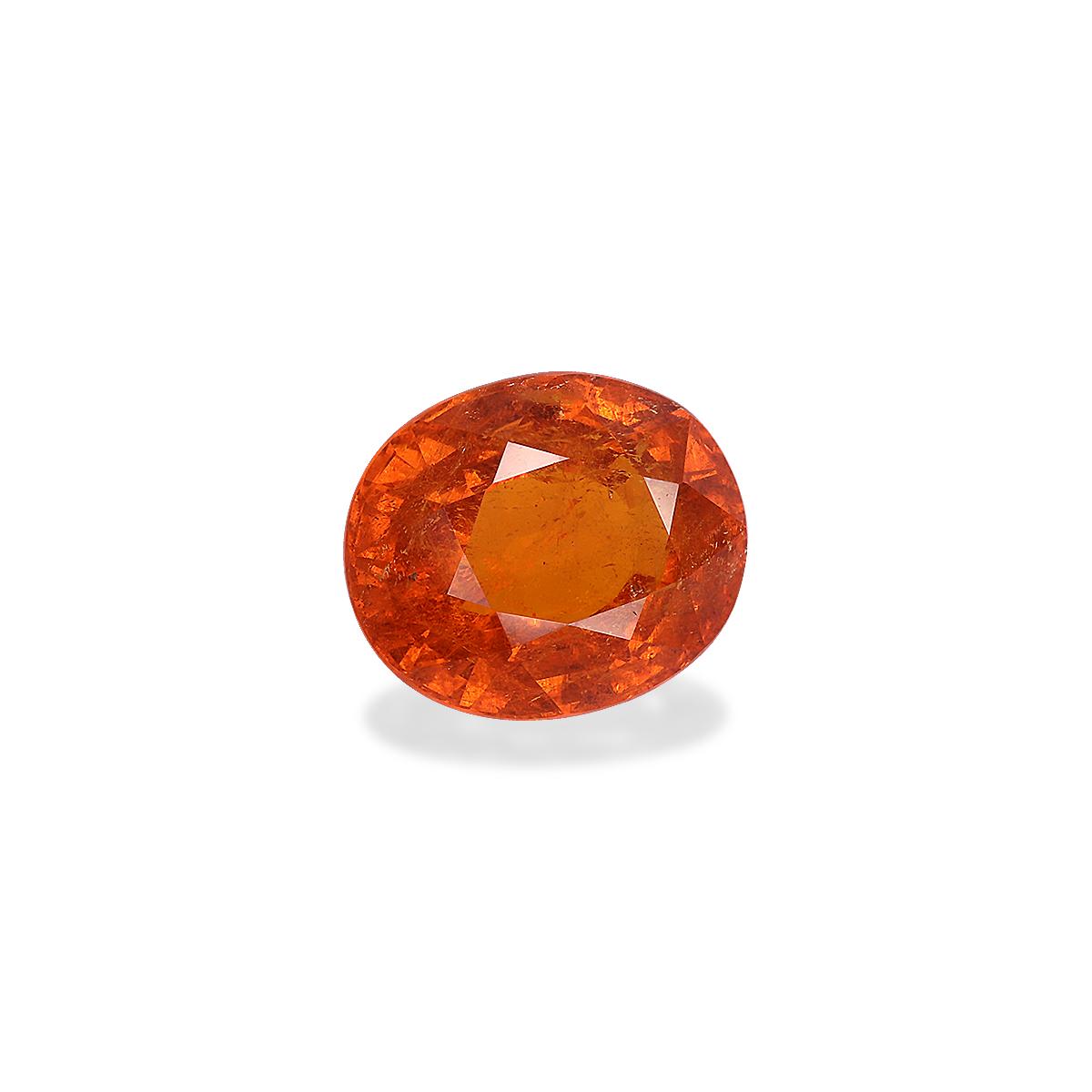 orange spessartite garnet, 11.88ct oval cut — view 3