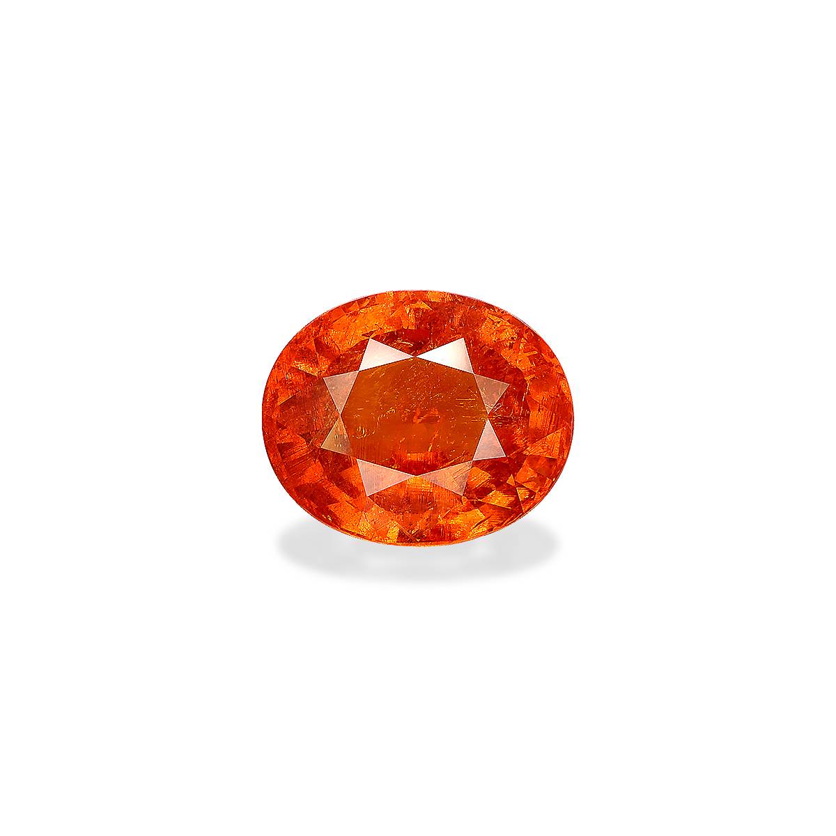 orange spessartite garnet, 16.25ct oval cut — main view