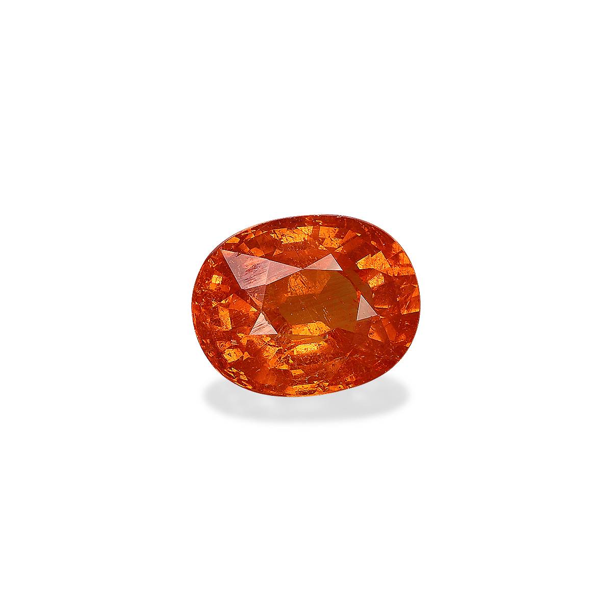 orange spessartite garnet, 3.25ct oval cut — view 3