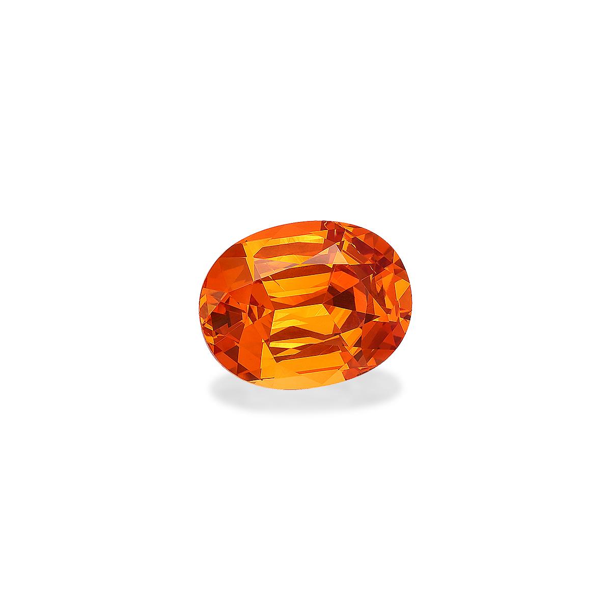 fanta orange spessartite garnet, 9.09ct oval cut — view 3