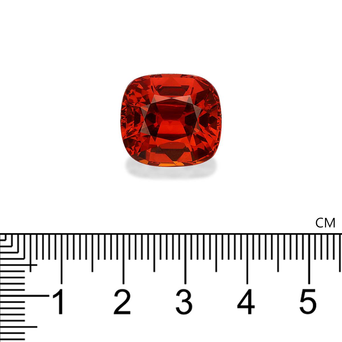 spessartite garnet, 24.92ct cushion cut — view 4