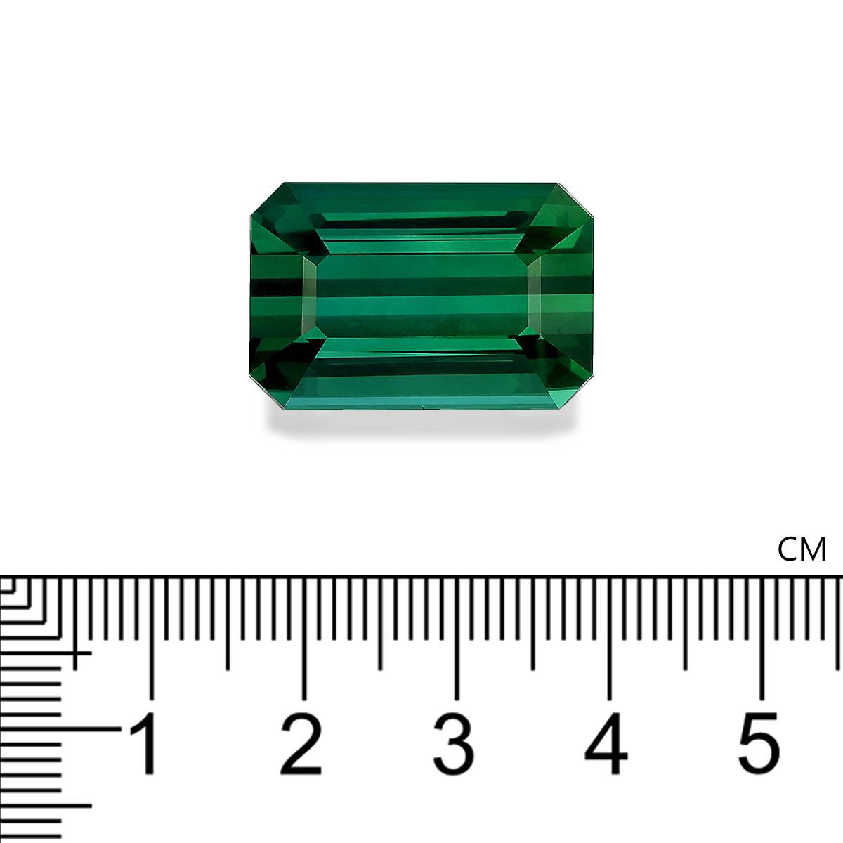 seafoam green green tourmaline, 35.57ct rectangular cut — view 4