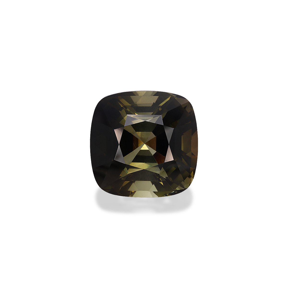 forest green green tourmaline, 20.75ct cushion cut — main view