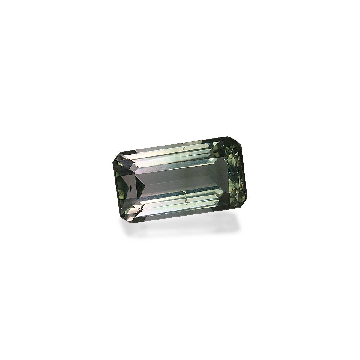 grey grey tourmaline, 5.32ct rectangular cut — view 3