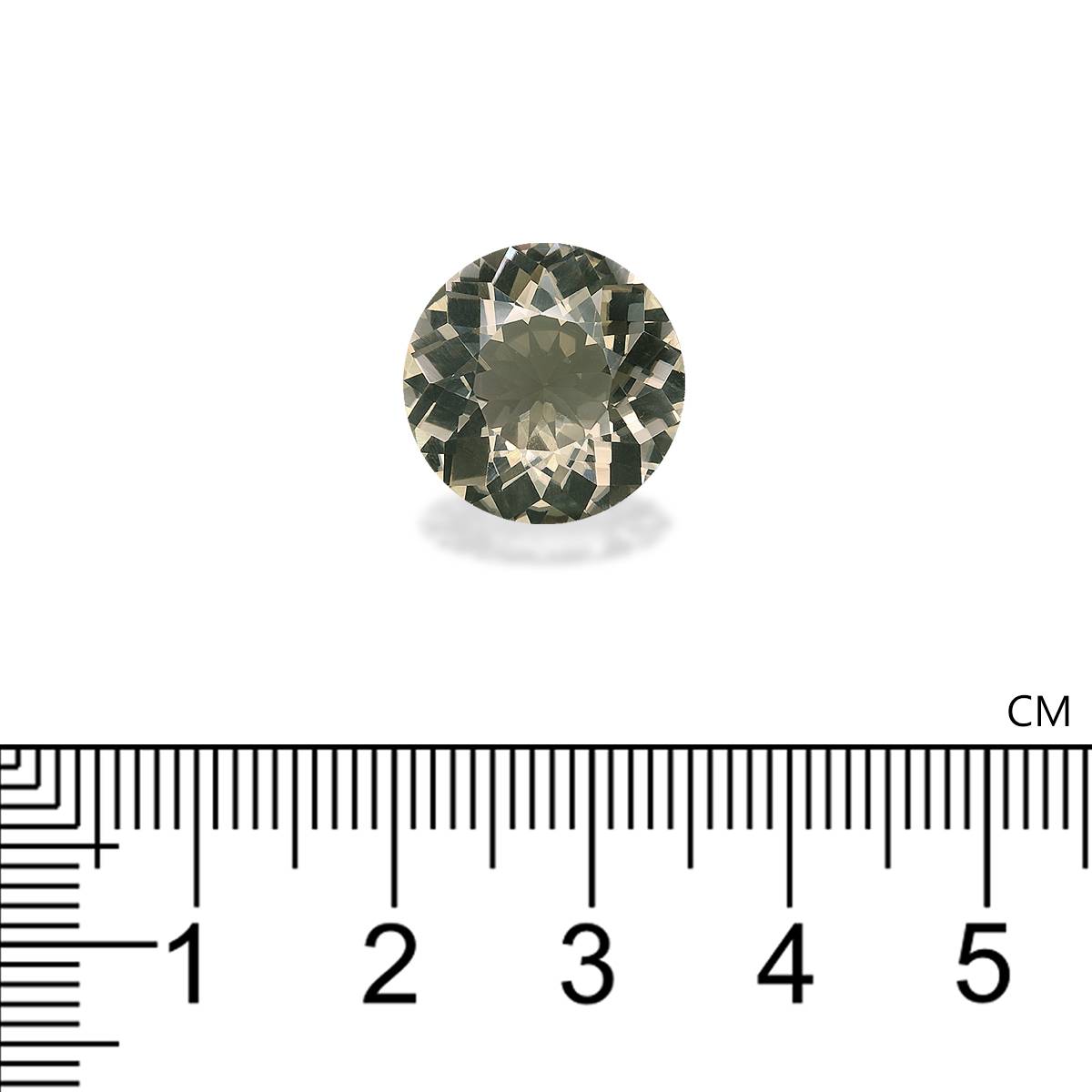 grey grey tourmaline, 9.02ct round cut — view 4