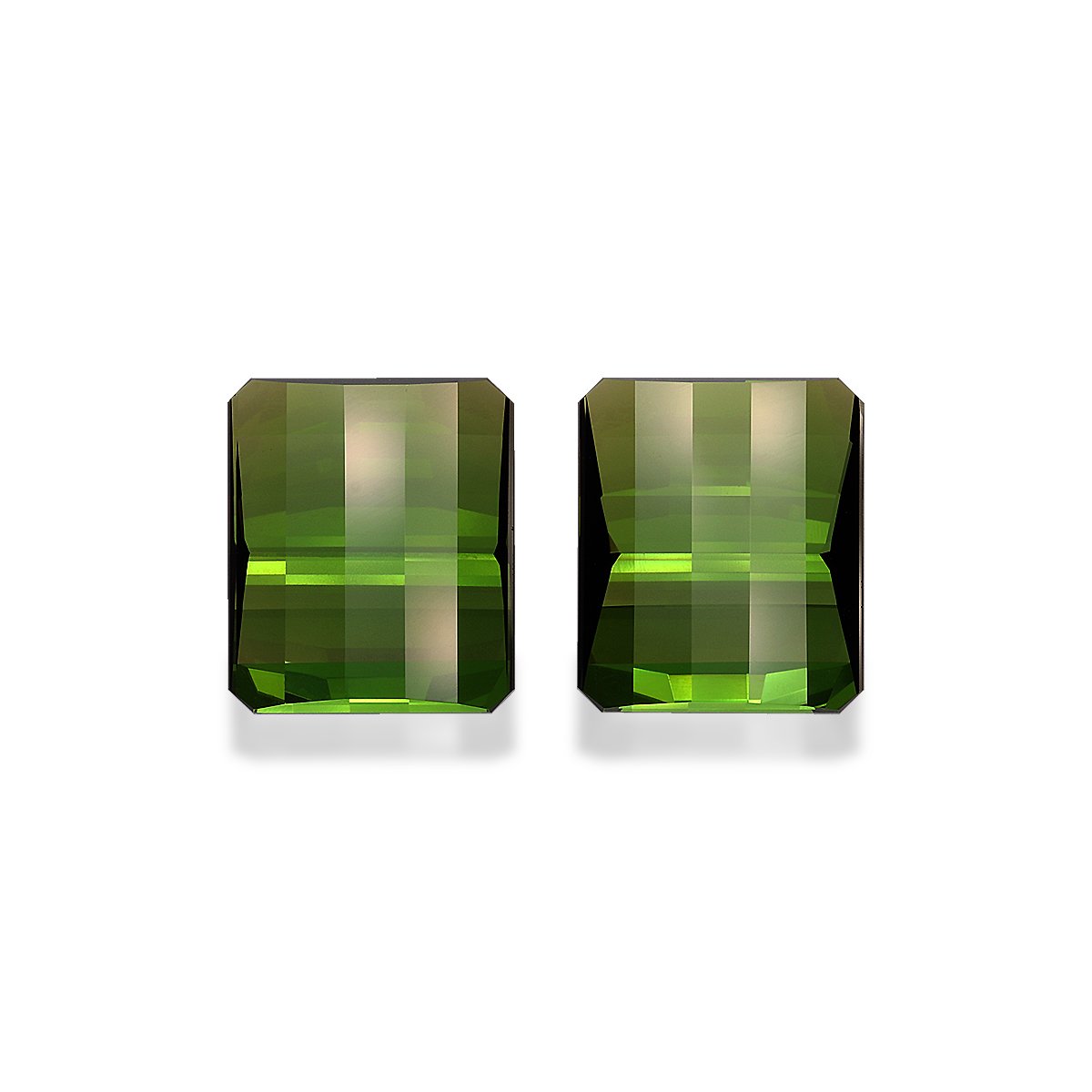 forest green green tourmaline, 18.75ct rectangular cut — main view