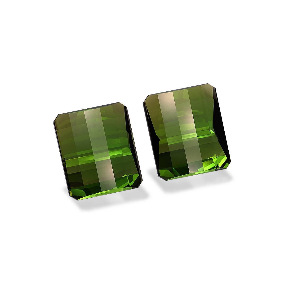 forest green green tourmaline, 18.75ct rectangular cut — view 3