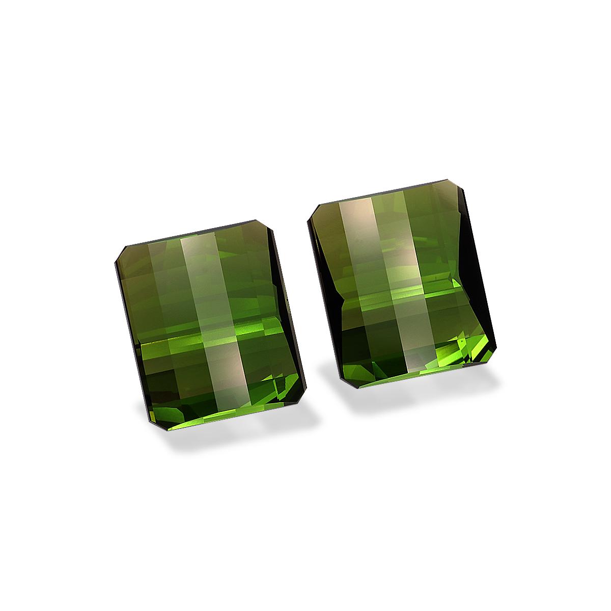 forest green green tourmaline, 18.75ct rectangular cut — view 3