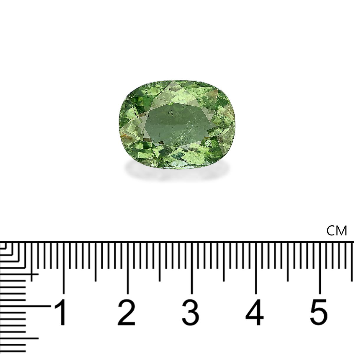 olive green green tourmaline, 16.38ct oval cut — view 4