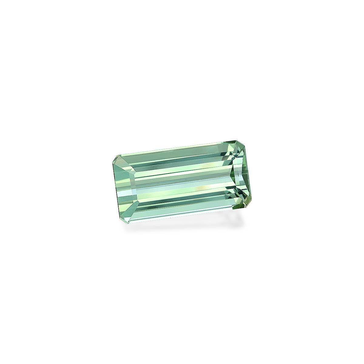 seafoam green green tourmaline, 12.78ct rectangular cut — view 3