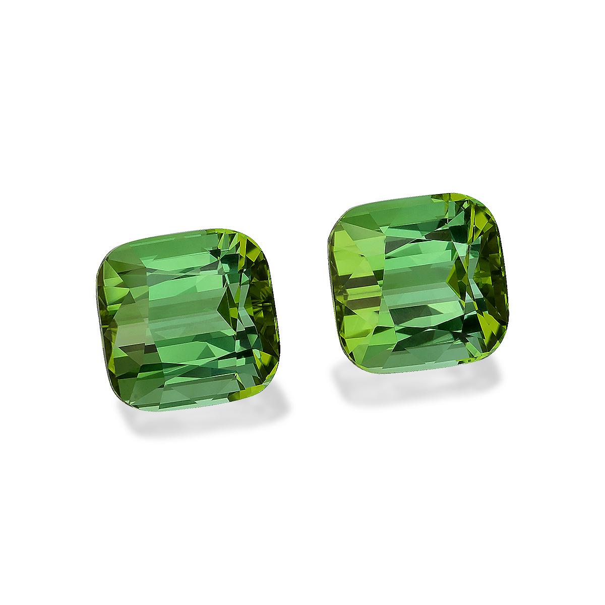 cotton green green tourmaline, 32.21ct cushion cut — view 3