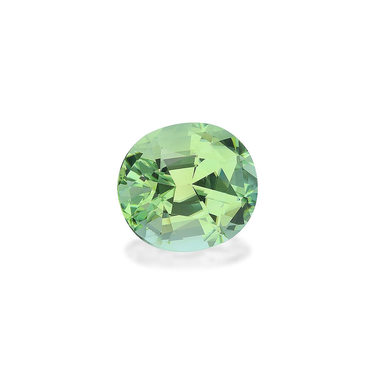 green green tourmaline, 18.83ct oval cut — view 3