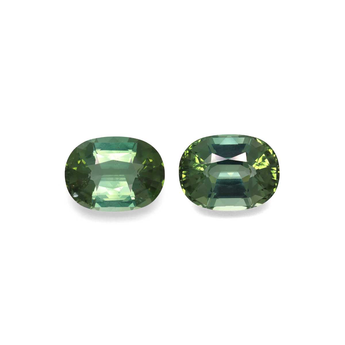 Cotton Green Tourmaline 34.00ct Pair