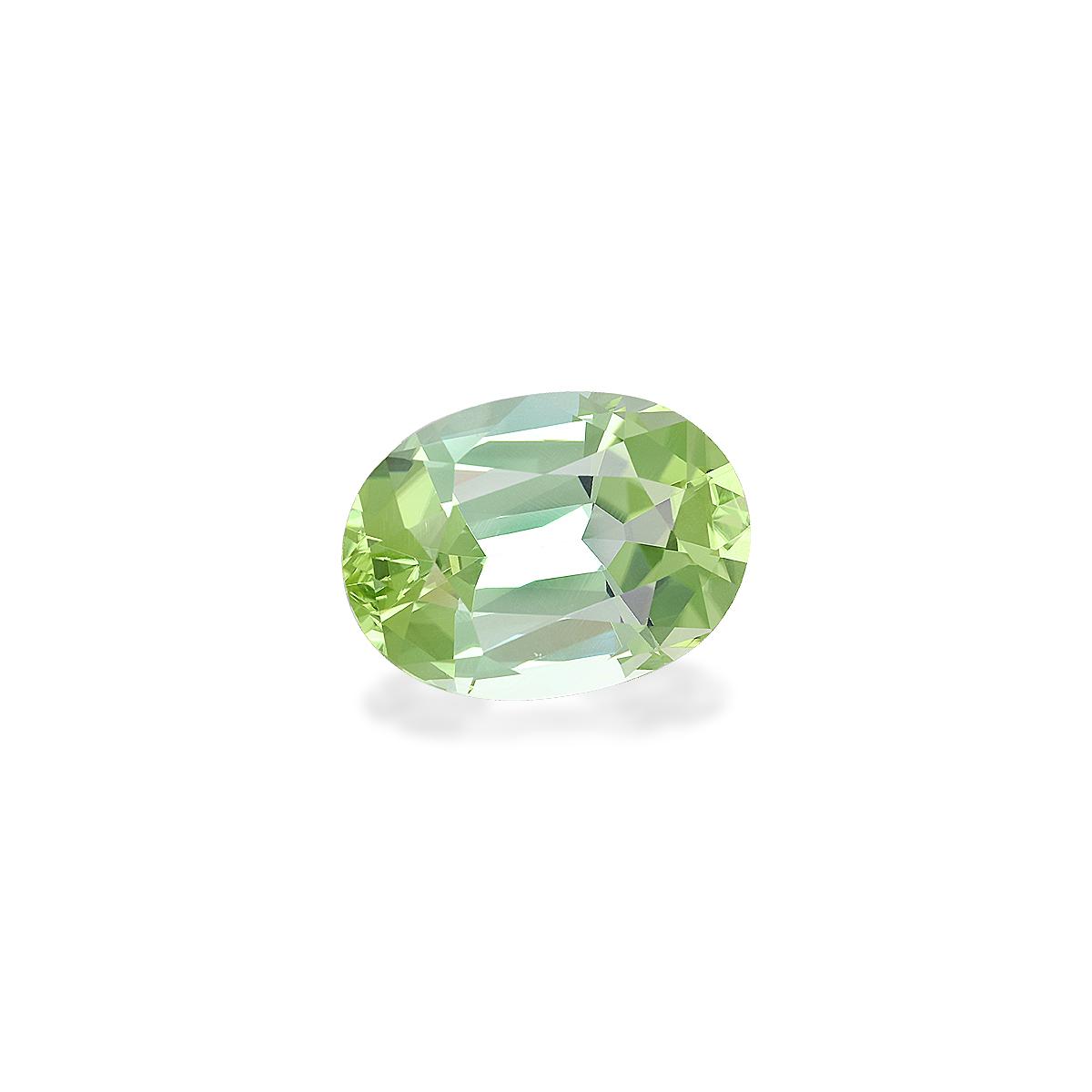 cotton green green tourmaline, 13.54ct oval cut — view 3