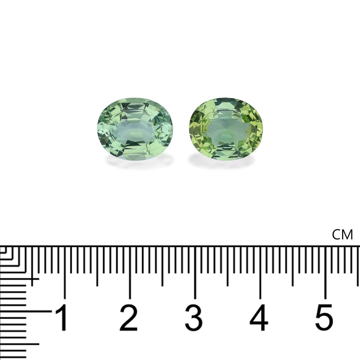 green green tourmaline, 9.22ct oval cut — view 4