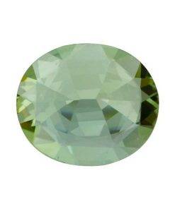 pale green green tourmaline, 7.84ct oval cut — view 7