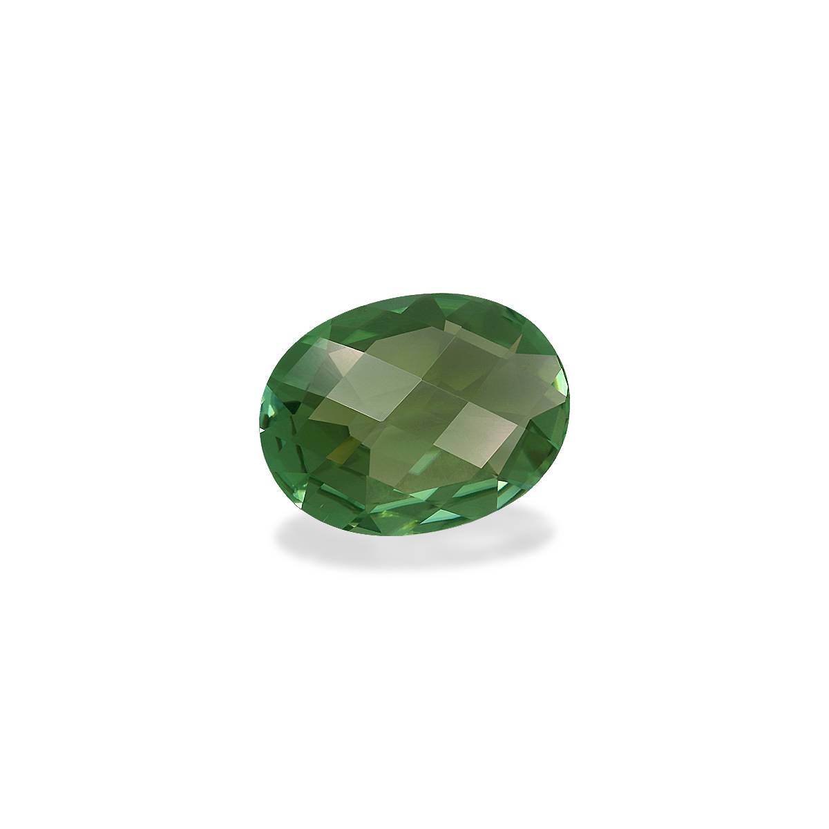 green green tourmaline, 6.92ct oval cut — view 3