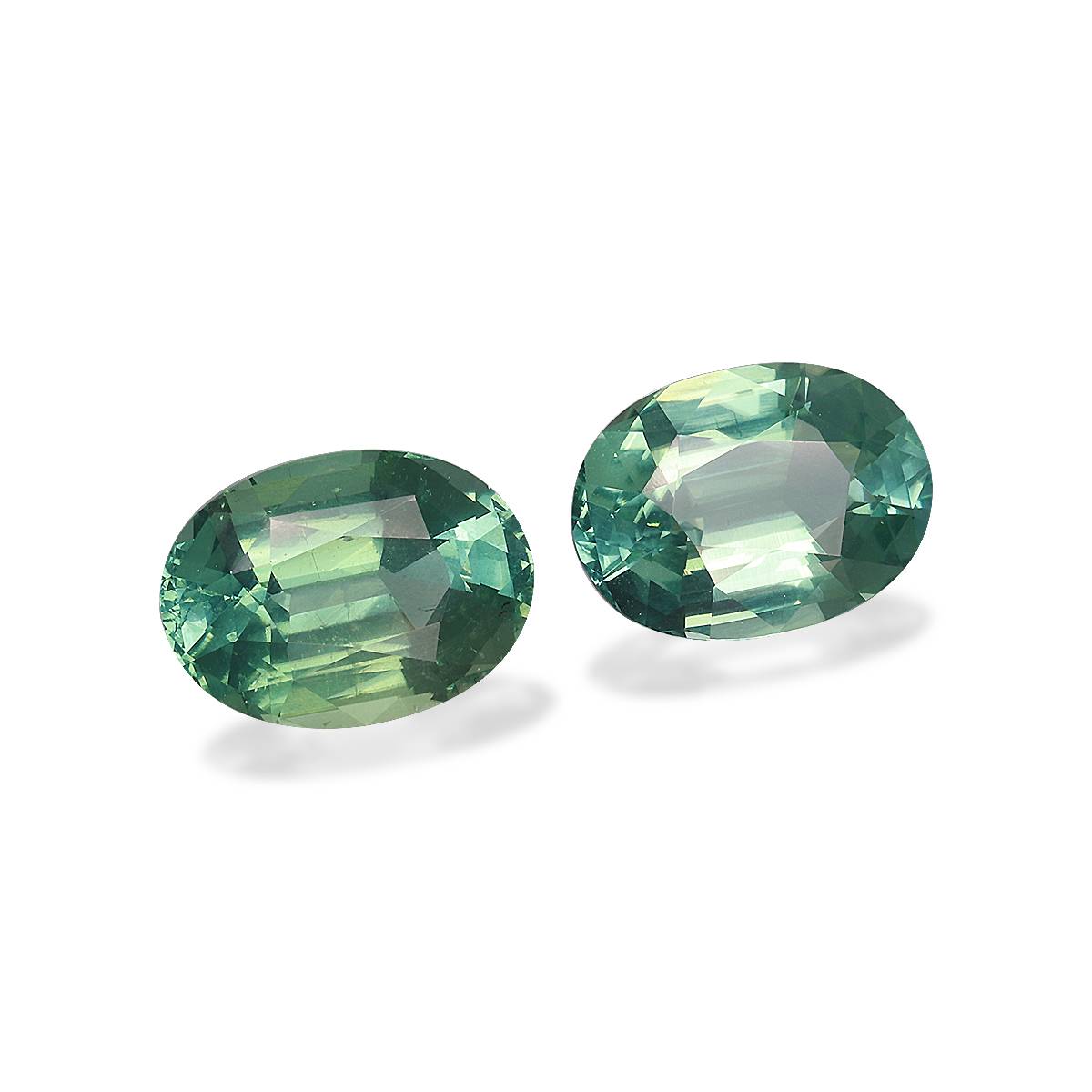 green green tourmaline, 13.07ct oval cut — view 3