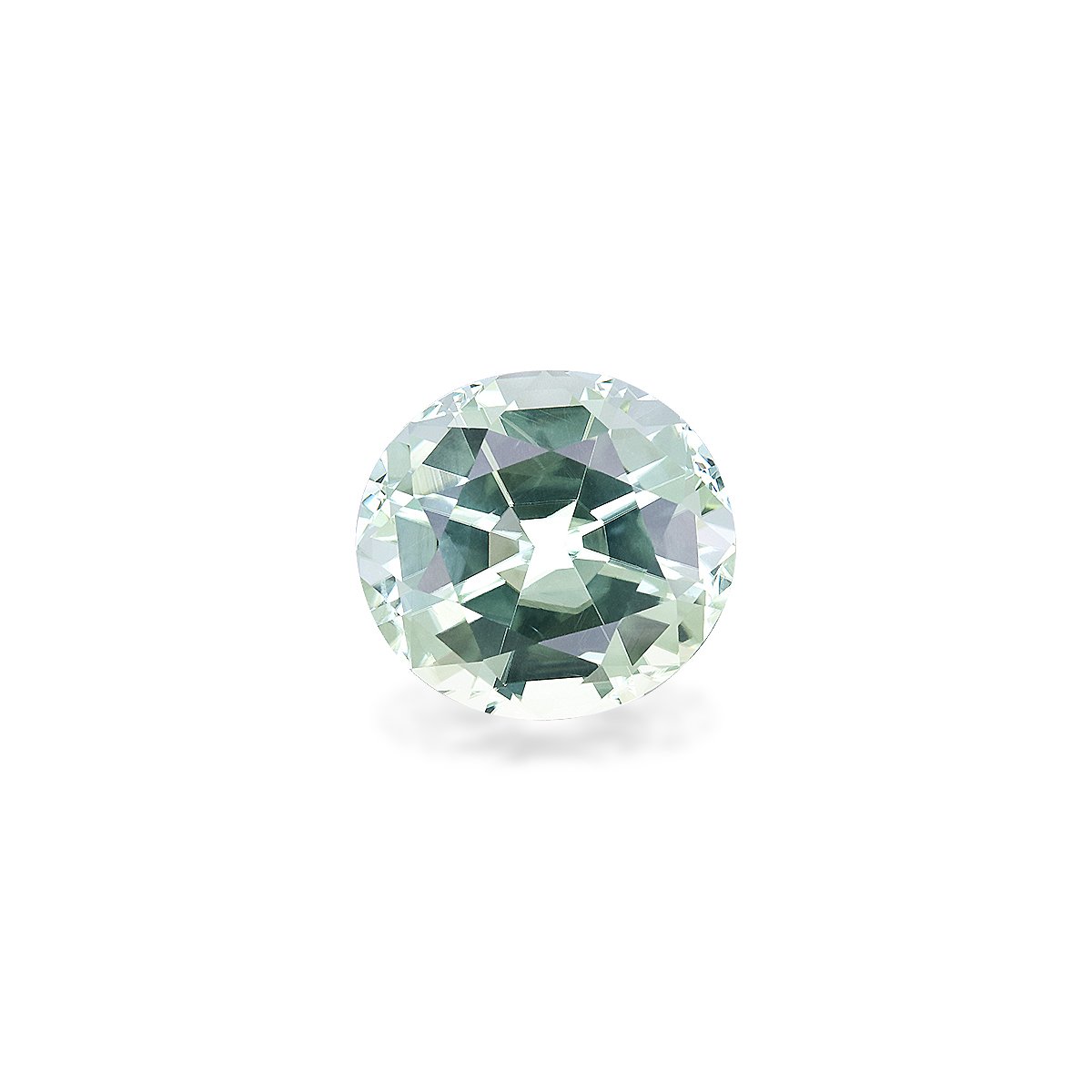 pale green green tourmaline, 7.64ct oval cut — main view